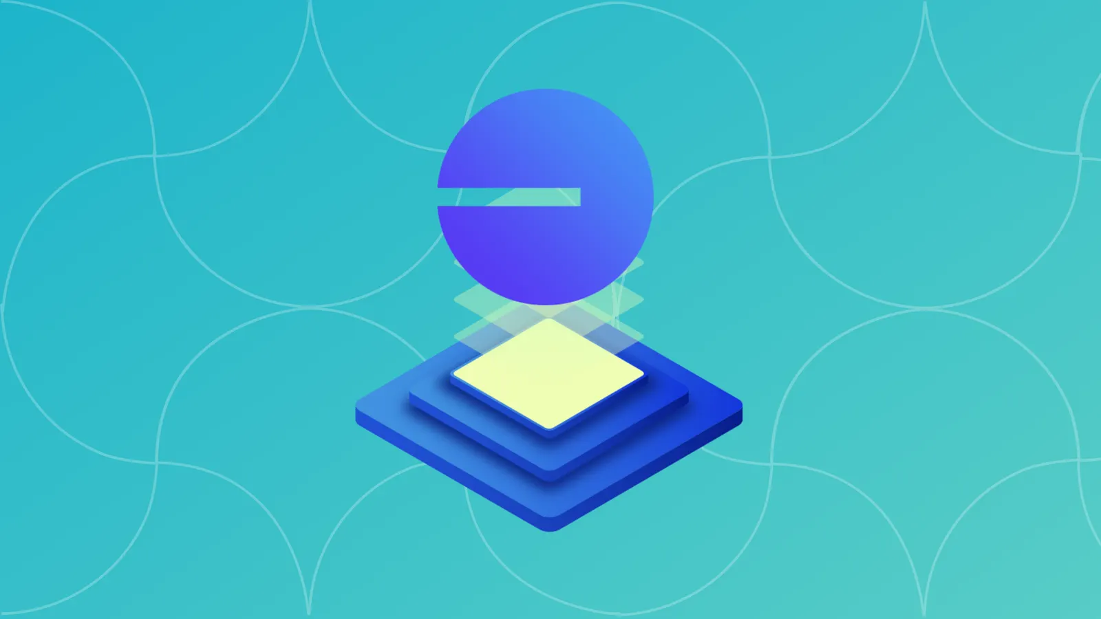 Base chain efficiency blockchain graphic